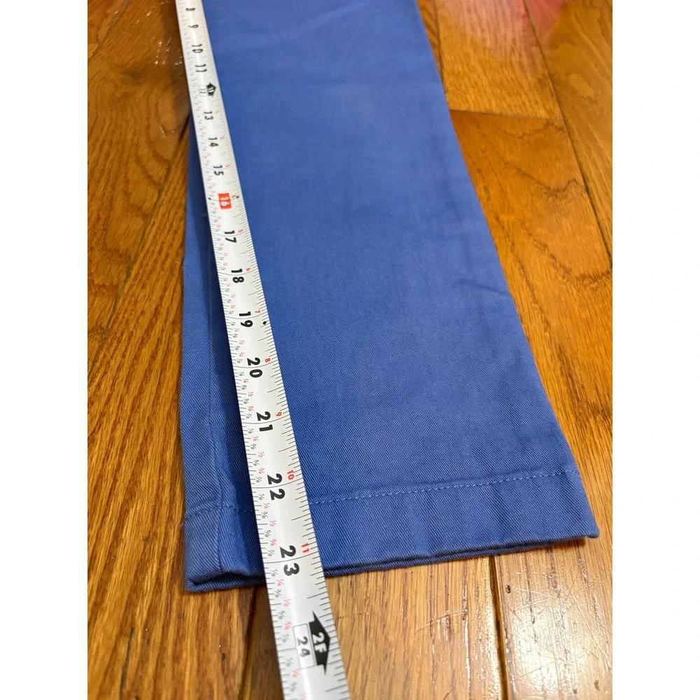 Crewcuts J.Crew Boys Slim Fit Chino Pants Blue Adjustable Waist sz 8 Re-Imagined